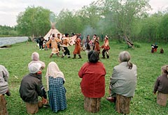 Dance Show with Korjaks, Esso, Kamchatka